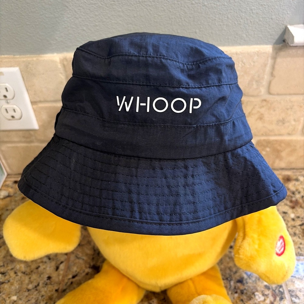 WHOOP Human‎ Performance Classic Black Nylon Bucket Hat Unisex Adult Outerwear